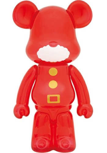 Christmas Kumabrick figure, produced by Medicom Toy. Front view.