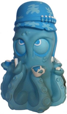 8 Hands For Bad Habits Octopus - Ice Edition figure by Vinnie Fiorello, produced by Wunderland War . Front view.