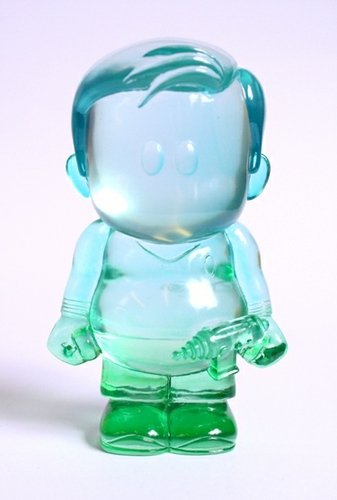 Beamed Captains Log  figure, produced by Oddco Ltd. Front view.