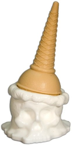 Ice Scream Man - Villainous Vanilla  figure by Brutherford, produced by Brutherford Industries. Front view.