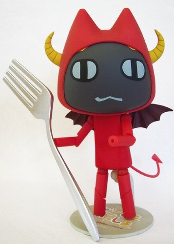 Kuro Devil figure, produced by Kaiyodo. Front view.