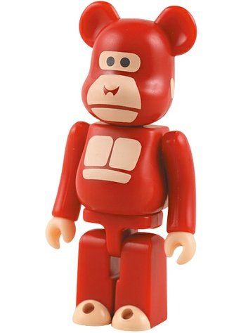 Little Friend Be@rbrick 100% figure by X-Large, produced by Medicom Toy. Front view.
