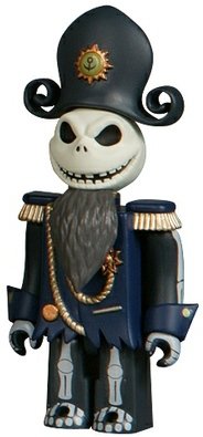 Captain Jack Skellington figure, produced by Medicom Toy. Front view.