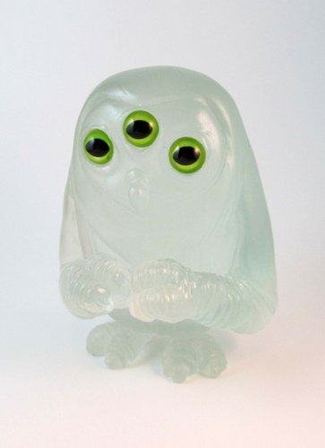 Scowl--Pale Clear Green figure by Motorbot, produced by Deadbear Studios. Front view.