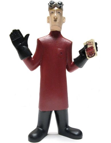 Dr. Horrible - Evil League of Evil Edition, SDCC 2010 figure by Jenny Wolf. Front view.