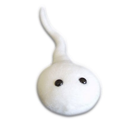 Sperm figure by Shane Geil. Front view.