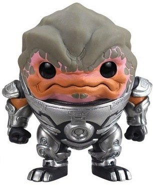 POP! Mass Effect - Grunt figure, produced by Funko. Front view.
