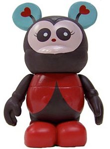 Lady Bug figure by Lisa Badeen, produced by Disney. Front view.