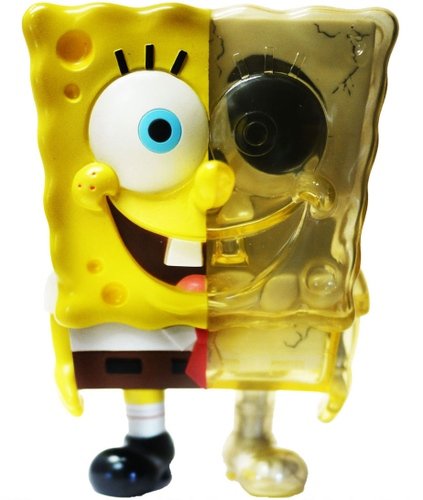 SpongeBob SquarePants - Vintage figure by Stephen Hillenburg, produced by Secret Base. Front view.
