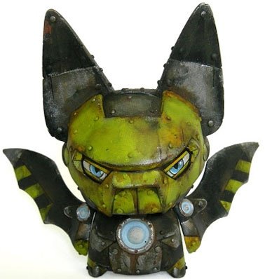 Iron Bat figure by Southerndrawl. Front view.
