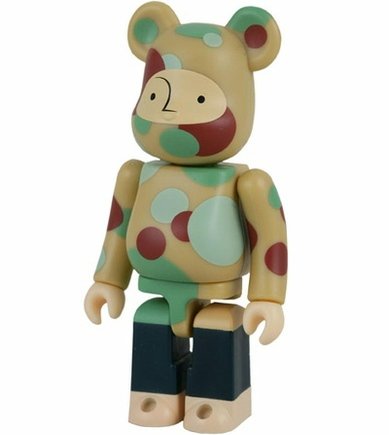 Bambalad Ashley Wood Be@rbrick 100% figure by Ashley Wood, produced by Medicom Toy. Front view.