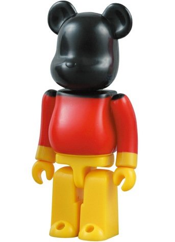 Germany - Flag Be@rbrick Series 11 figure, produced by Medicom Toy. Front view.