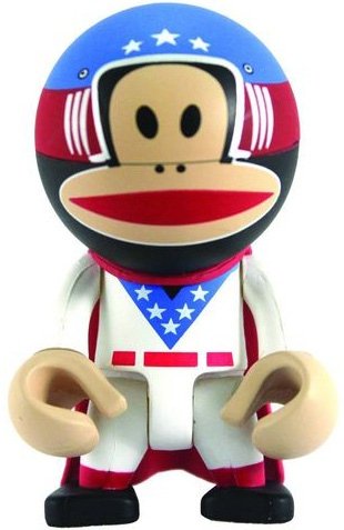Daredevil Julius Trexi figure by Paul Frank, produced by Play Imaginative. Front view.
