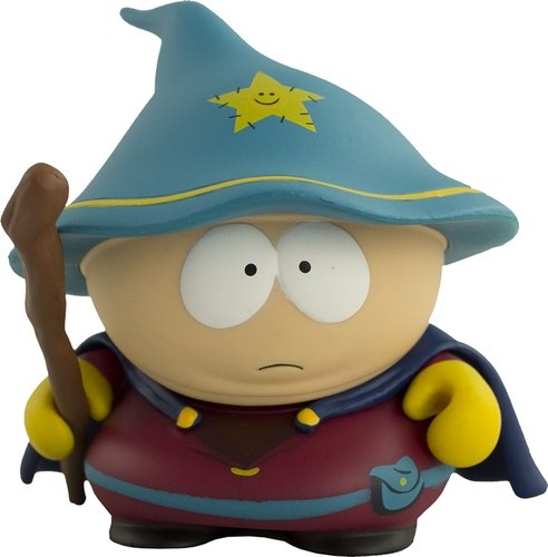 The Grand Wizard, Cartman - South Park - The Stick of Truth figure by Matt Stone & Trey Parker, produced by Kidrobot. Front view.