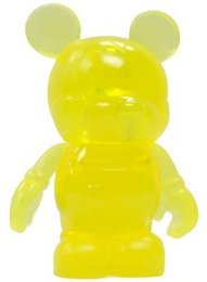 Clear Yellow figure by Disney, produced by Disney. Front view.