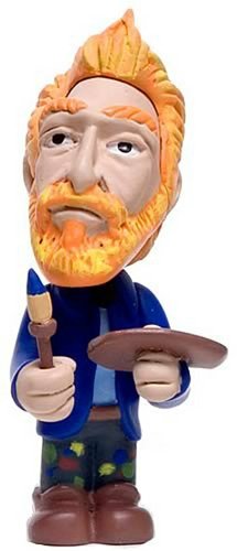 Vincent Van Gogh  figure, produced by Jailbreak Toys. Front view.