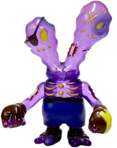 ZombieFighter - Purple Haze figure by Brian Flynn, produced by Secret Base. Front view.