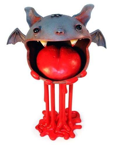 Bat Ball figure by Andrew Bell. Front view.