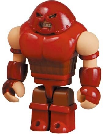Juggernaut figure by Marvel, produced by Medicom Toy. Front view.