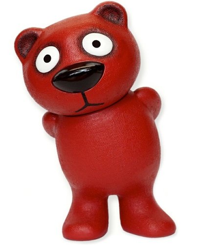 1000 Teddies figure by Philipp Jordan, produced by Crazylabel. Front view.