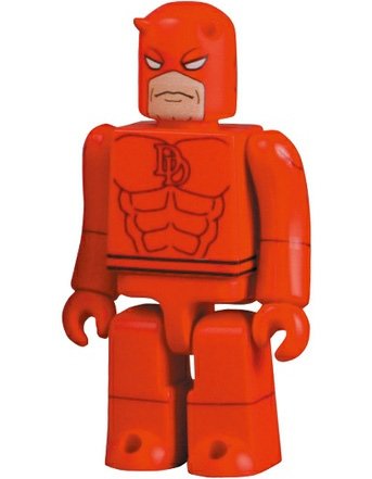 Daredevil figure by Marvel, produced by Medicom Toy. Front view.
