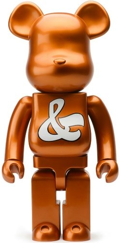 Medicom Toy Fifteenth Anniversary Be@rbrick 400% figure by House Industries. Front view.