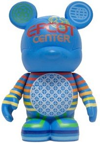 EPCOT Center 82  figure by Rachael Sur, produced by Disney. Front view.