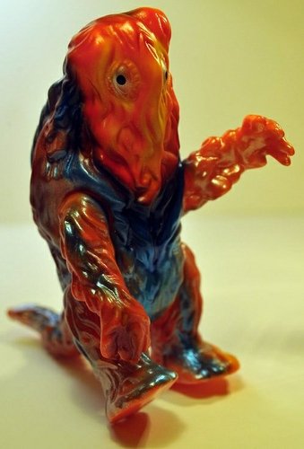 Hedorah figure by Michael Mcgowan, produced by M1Go. Front view.