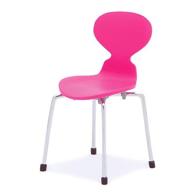 Ant Chair figure by Arne Jacobsen, produced by Reac Japan. Front view.