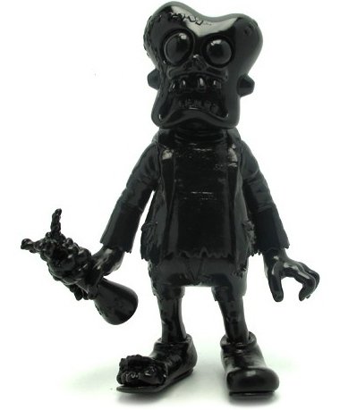 Fungah - Black Version figure by Dr. Uo, produced by Cure Toys. Front view.