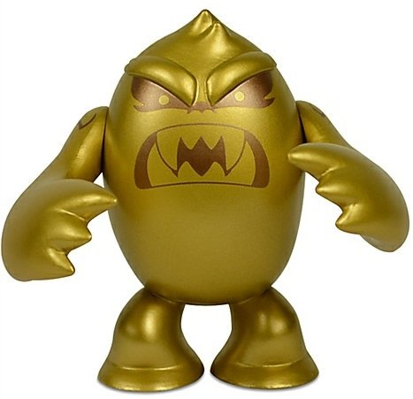 Yeti - LE Golden Variant figure by Casey Jones, produced by Disney. Front view.
