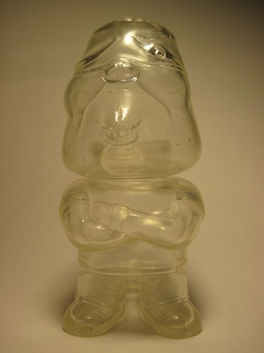 Head to the Atom - Unpainted Clear Lulubell Exclusive figure by Realxhead X Atom A. Amaresura, produced by Realxhead. Front view.