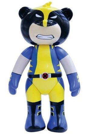 Wolverine figure by Marvel, produced by Marvel. Front view.