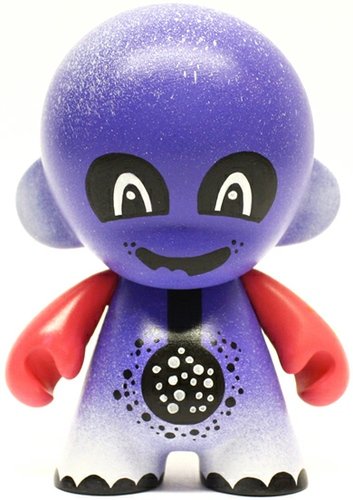 Double B Squad - Purple, Tenacious Toys Exclusive figure by Tesselate. Front view.