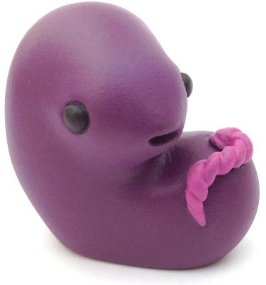 Monster Embryos - Perfect Plum figure by Taylored Curiosities (Penny Taylor), produced by Taylored Curiosities. Front view.