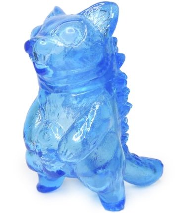 Clear Blue Micro Negora figure by Konatsu X Max Toy Co., produced by Max Toy Co.. Front view.