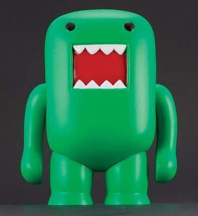 Domo Black Light - Green figure, produced by Dark Horse. Front view.