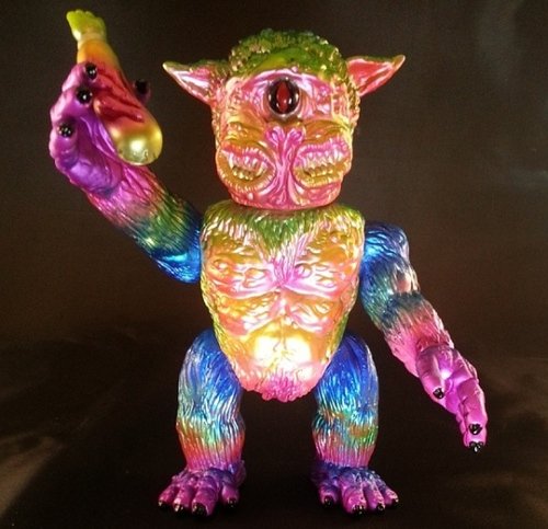The Evolved Diggler (Micro Run) figure by Nebulon5. Front view.