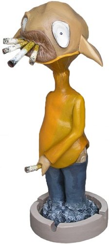 Up In Smoke figure by Lisa Rae Hansen. Front view.