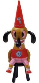 Retardy figure by Gary Baseman, produced by Sony Creative. Front view.
