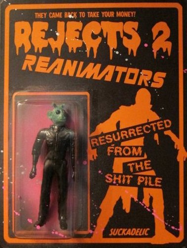 Rejects 2: Reanimators (Chinatown Greedotrooper) figure by Sucklord, produced by Suckadelic. Front view.
