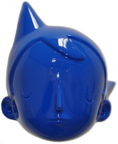 Heres Thinking of You... (Blue) figure by Yoskay Yamamoto, produced by Pretty In Plastic. Front view.