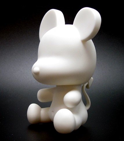 Baby Qee Devil Bear figure, produced by Toy2R. Front view.