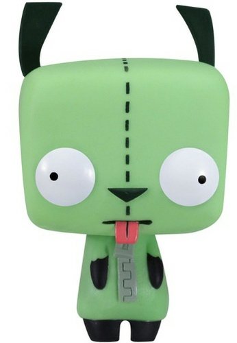 Gir (Invader Zim) figure by Nickelodeon, produced by Funko. Front view.