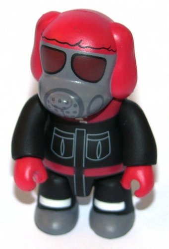 N.B.C. Red figure, produced by Toy2R. Front view.