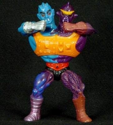 Two Bad figure, produced by Mattel. Front view.