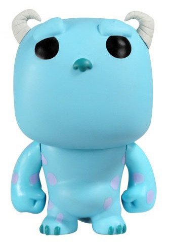 Sulley figure by Disney, produced by Funko. Front view.
