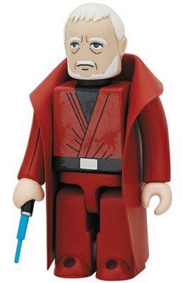 Obi-Wan Kenobi figure by Lucasfilm Ltd., produced by Medicom Toy. Front view.