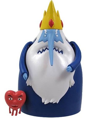 Ice King figure, produced by Jazwares. Front view.
