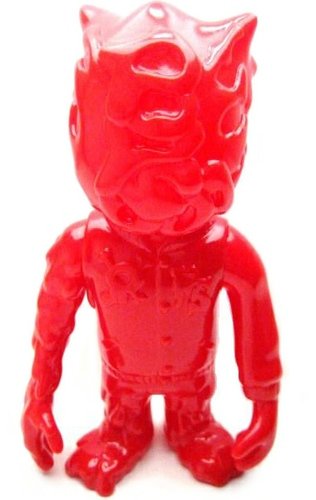 Ekitai Chojin PopSoda - Red Licorice, SF 43 figure by Mori Katsura X Popsoda, produced by Realxhead. Front view.